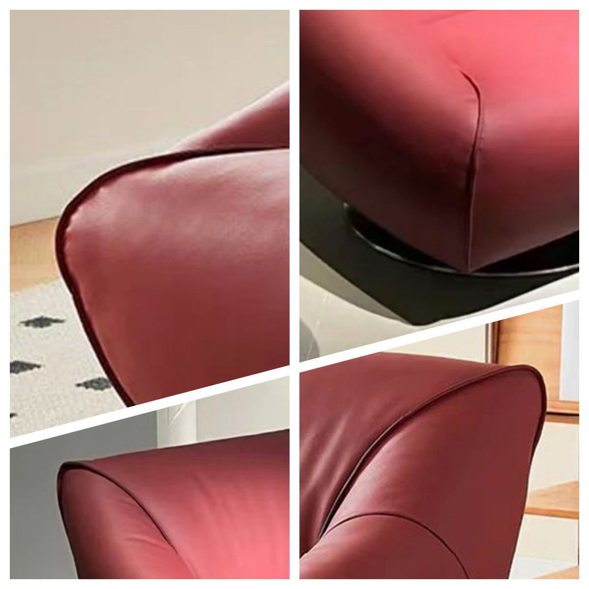 LIVARA EC1242 Faux Leather Leisure Chair
