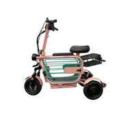 AKEZ Dudu3 500W 48V Foldable Electric Scooter High-Carbon Steel Frame - Pink