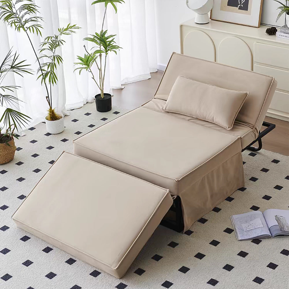 LIVARA FC1038 Stretchable Steel Frame Sofa / Sofa Bed