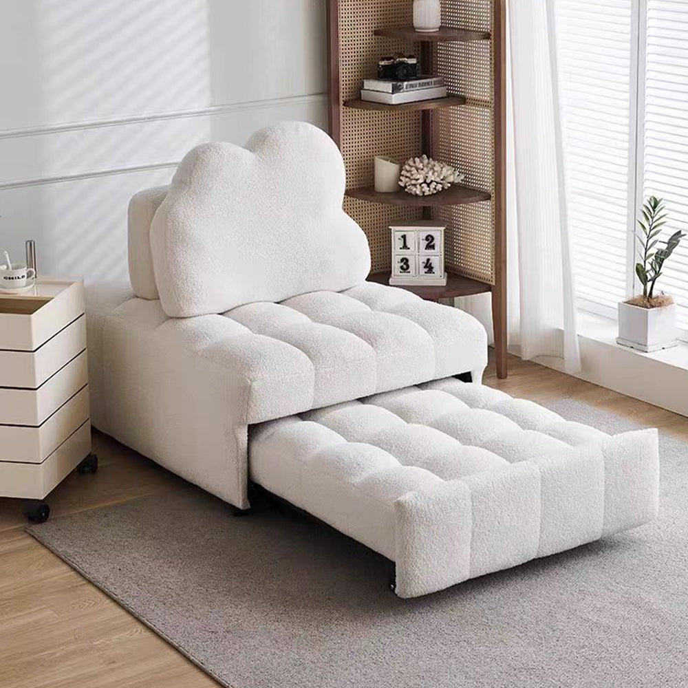 LIVARA FC1039 89/130cm Length Pine Frame Single Sofa / Sofa Bed