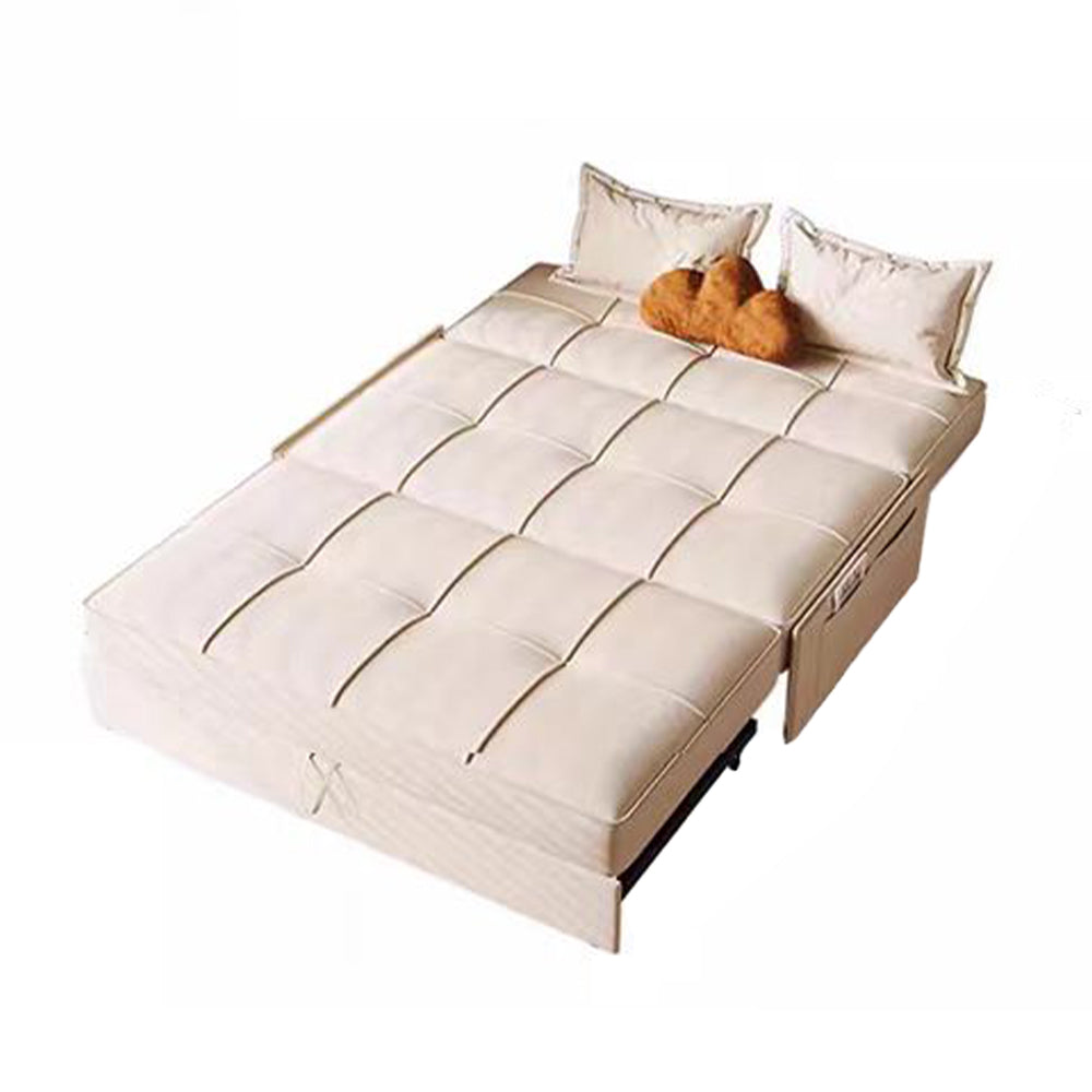 LUXORA FC1040 100/120/135/150cm Steel Frame Sofa Solid Wood Sofa Bed