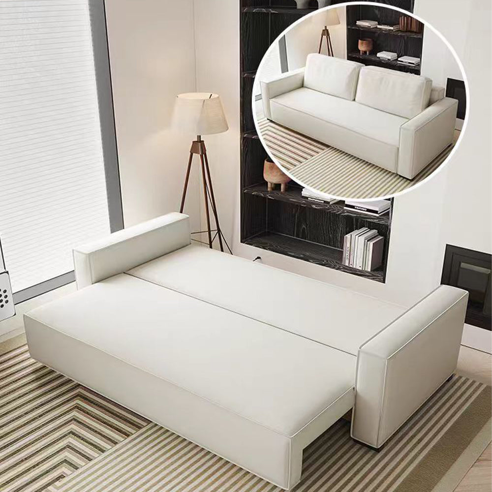 LUXORA FC1042 Plush Cotton Filling Steel Sofa Bed / Sofa