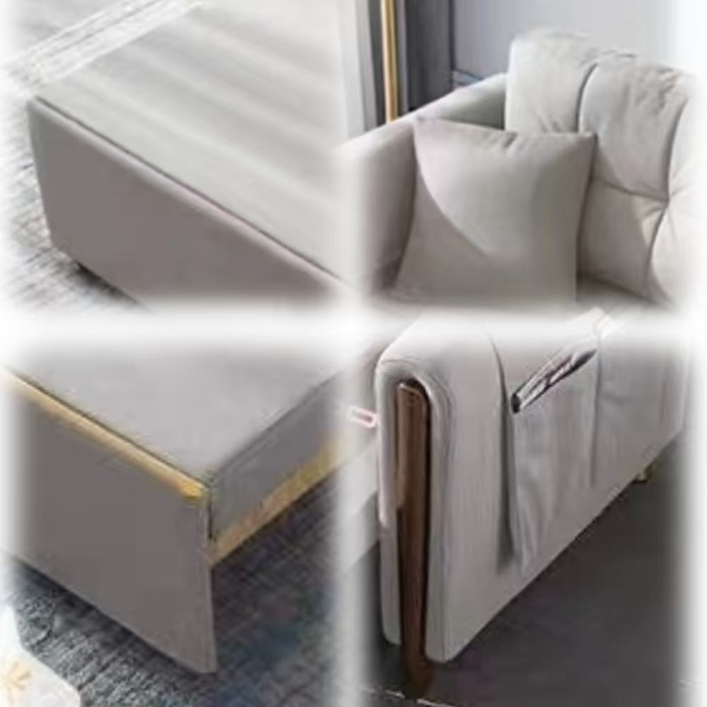 LUXORA FC1048 130/150/180/210cm Solid Wood Frame Sofa / Sofa Bed