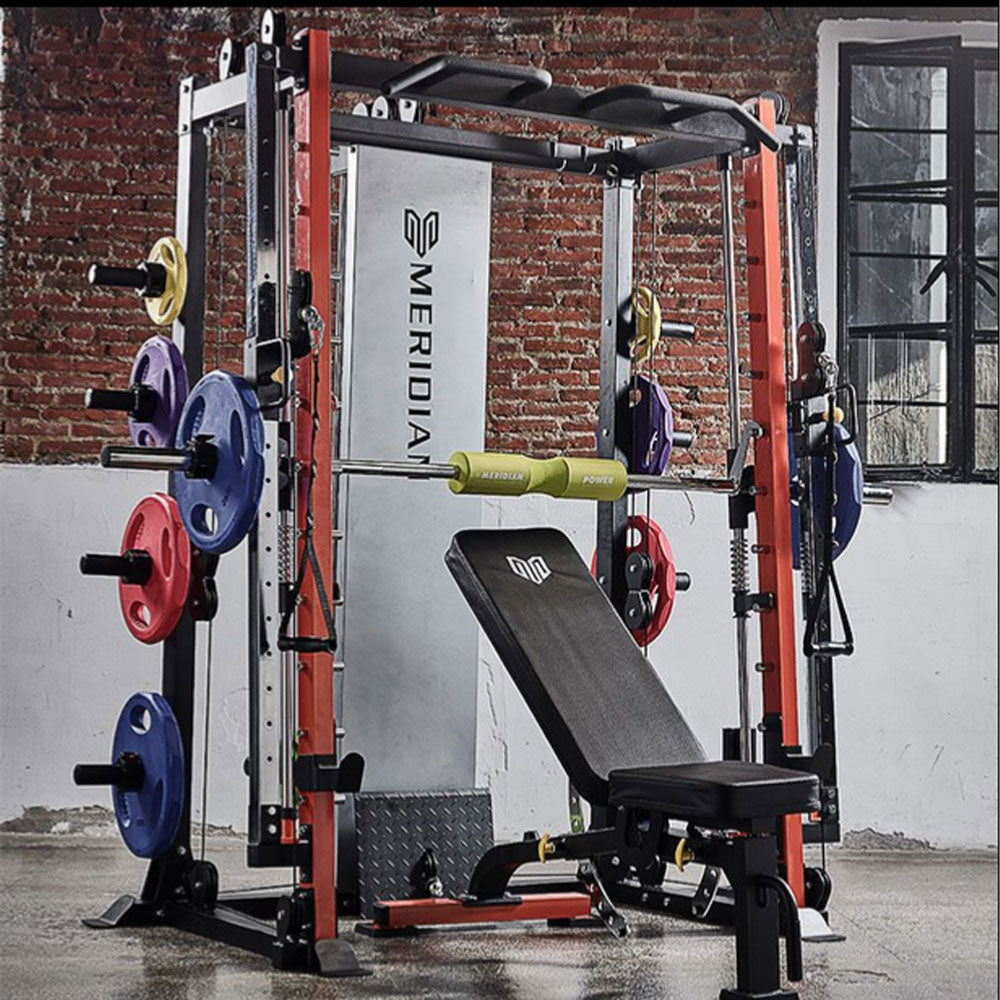 MERIDIAN K9 Body Soild Body building Olympic Bar Adjustable Machines Home Gym Smith Machine