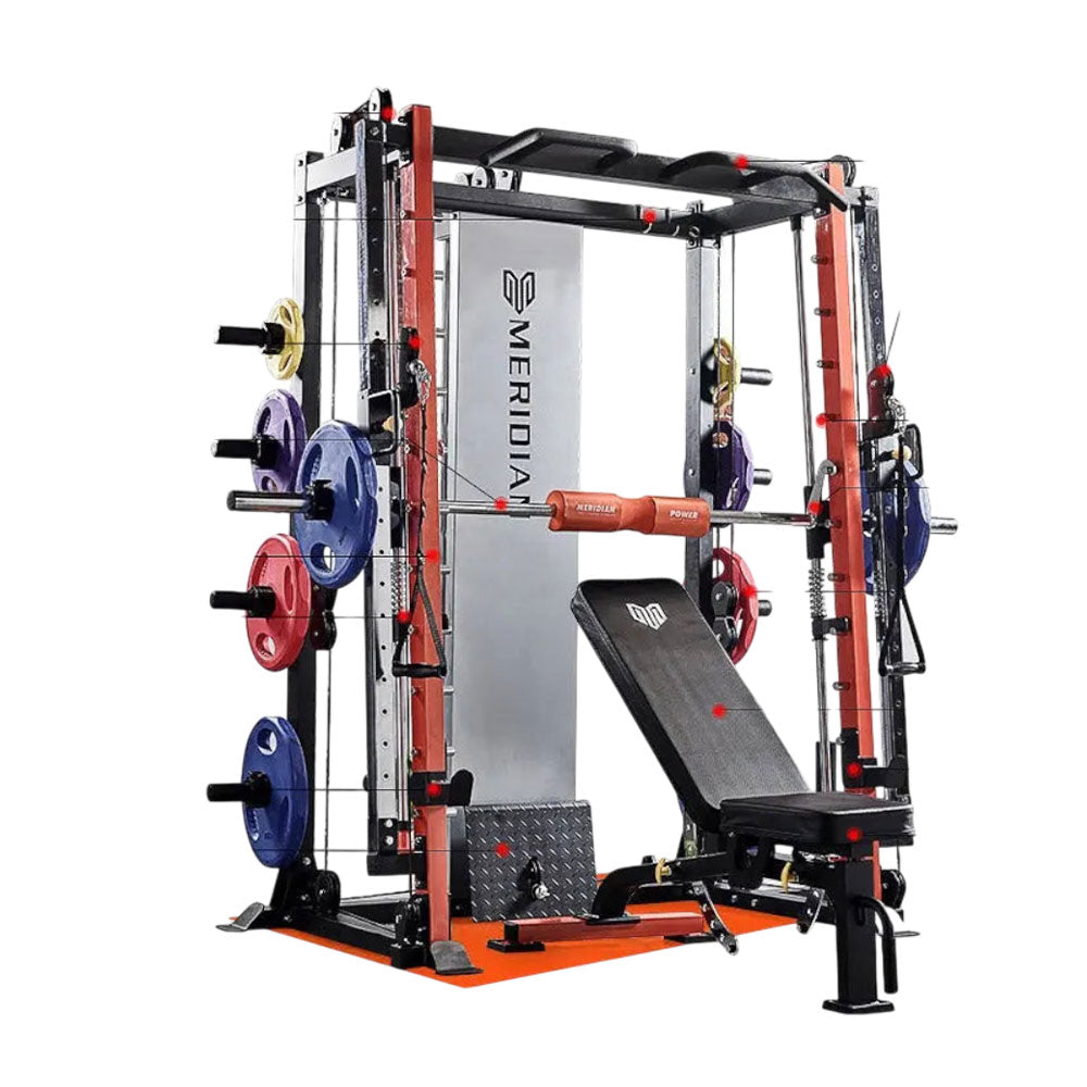 MERIDIAN K9 Body Soild Body building Olympic Bar Adjustable Machines Home Gym Smith Machine