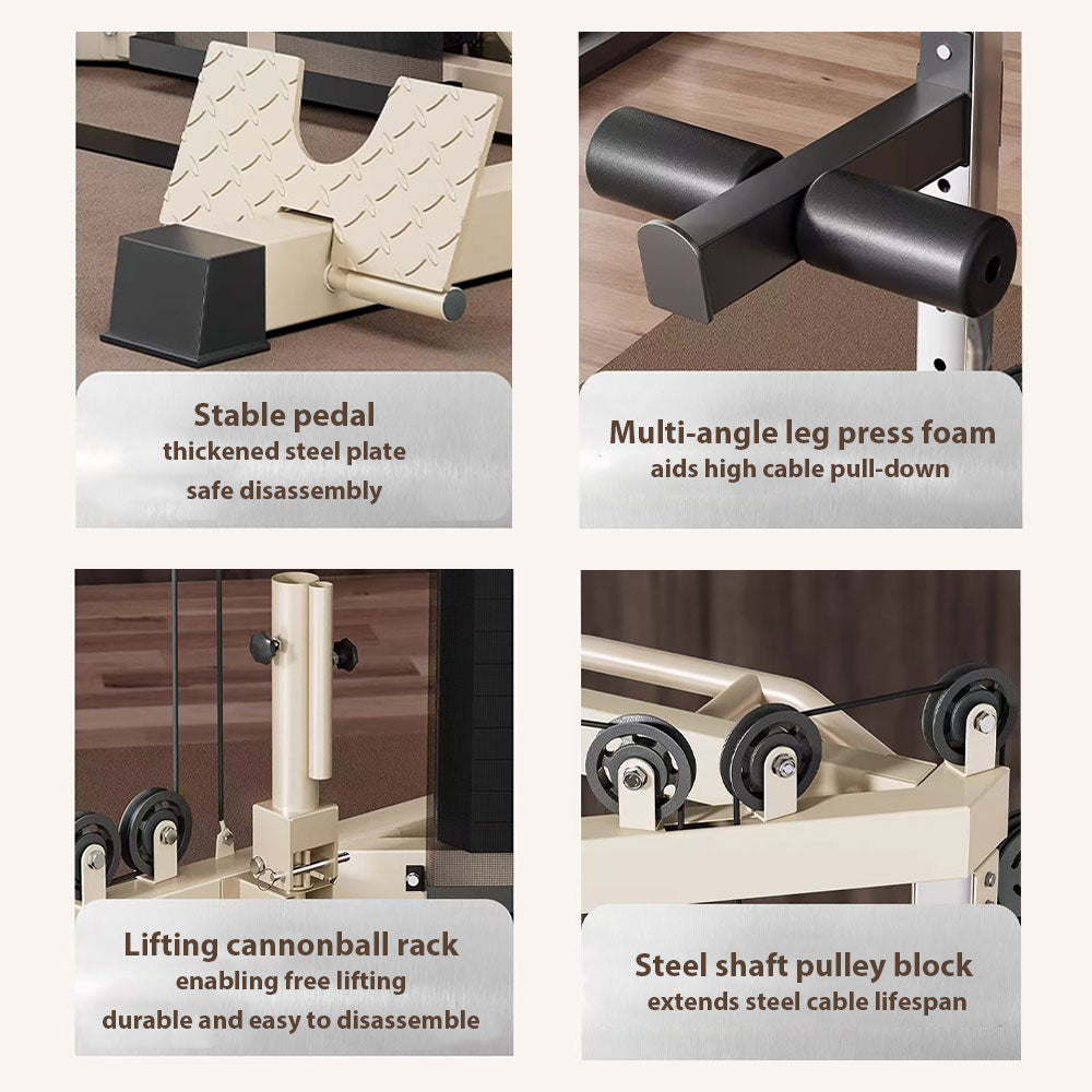 MERIDIAN C3 Steel Stable Structure Multi-Functional Home Power Training Squat Rack  Home Gym Smith Machine