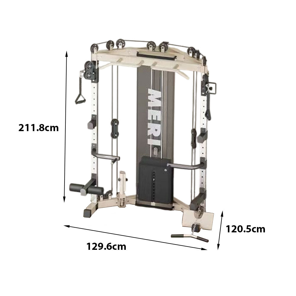 MERIDIAN C3 Steel Stable Structure Multi-Functional Home Power Training Squat Rack  Home Gym Smith Machine