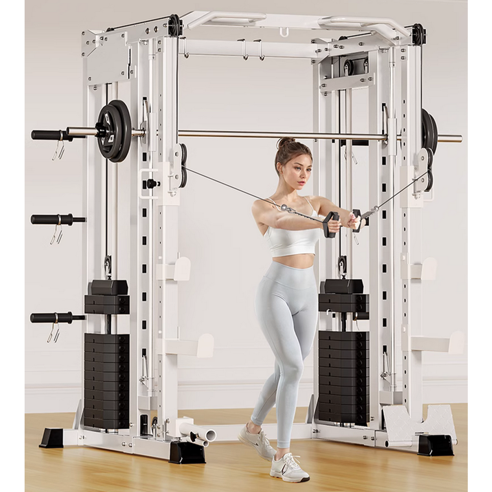 MERIDIAN Smith Multi Functional Machine Multi Function Power Rack Squat Cage Weight Train Equipment Instrument Home Gym Smith Machine