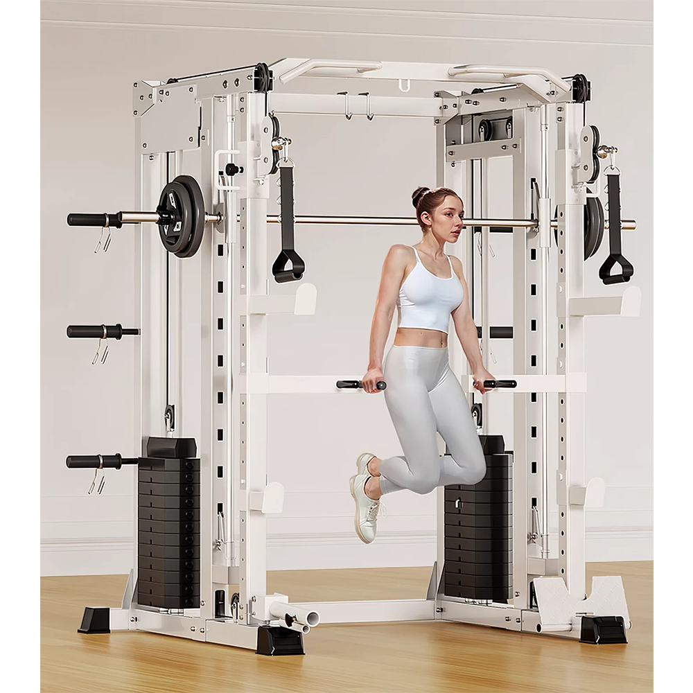 MERIDIAN Smith Multi Functional Machine Multi Function Power Rack Squat Cage Weight Train Equipment Instrument Home Gym Smith Machine