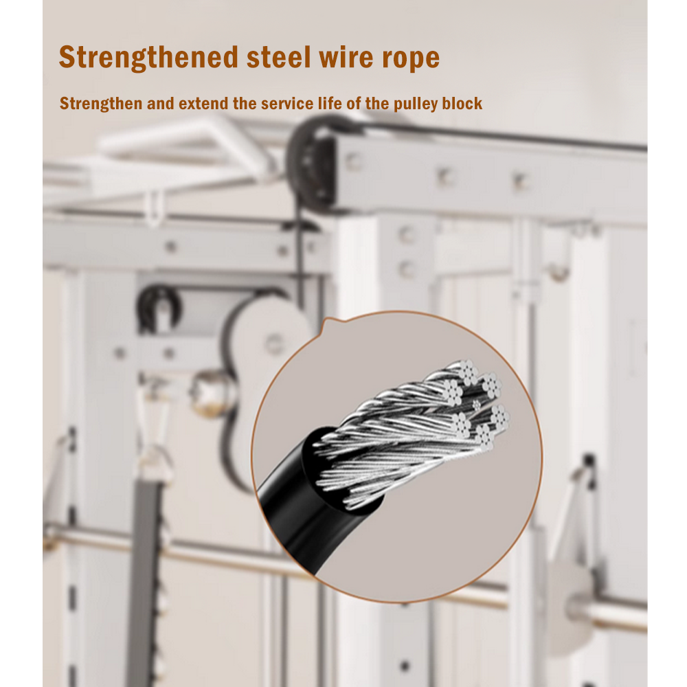 MERIDIAN Smith Multi Functional Machine Multi Function Power Rack Squat Cage Weight Train Equipment Instrument Home Gym Smith Machine