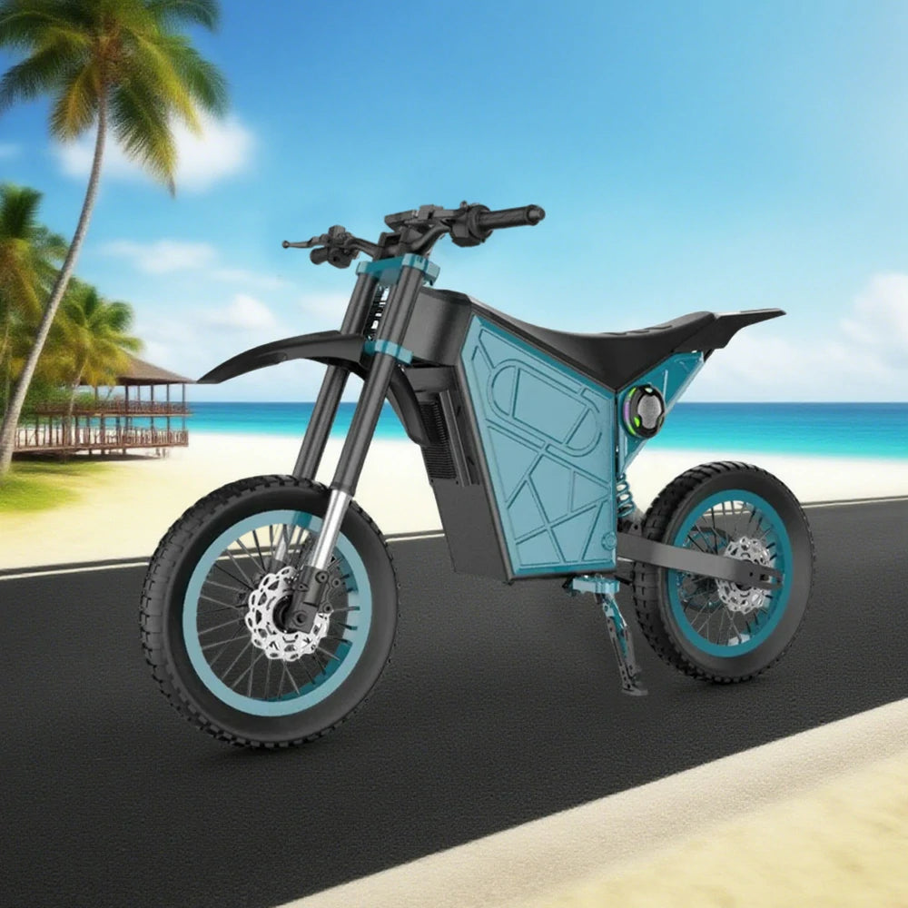 GLIDER Electric Scooter - 1500W Brushless Motor, 52V18 Lithium Battery, 60km/h Adjustable Speed, Dual Disc Brakes, 120kg Load Capacity, Side Safety Lights