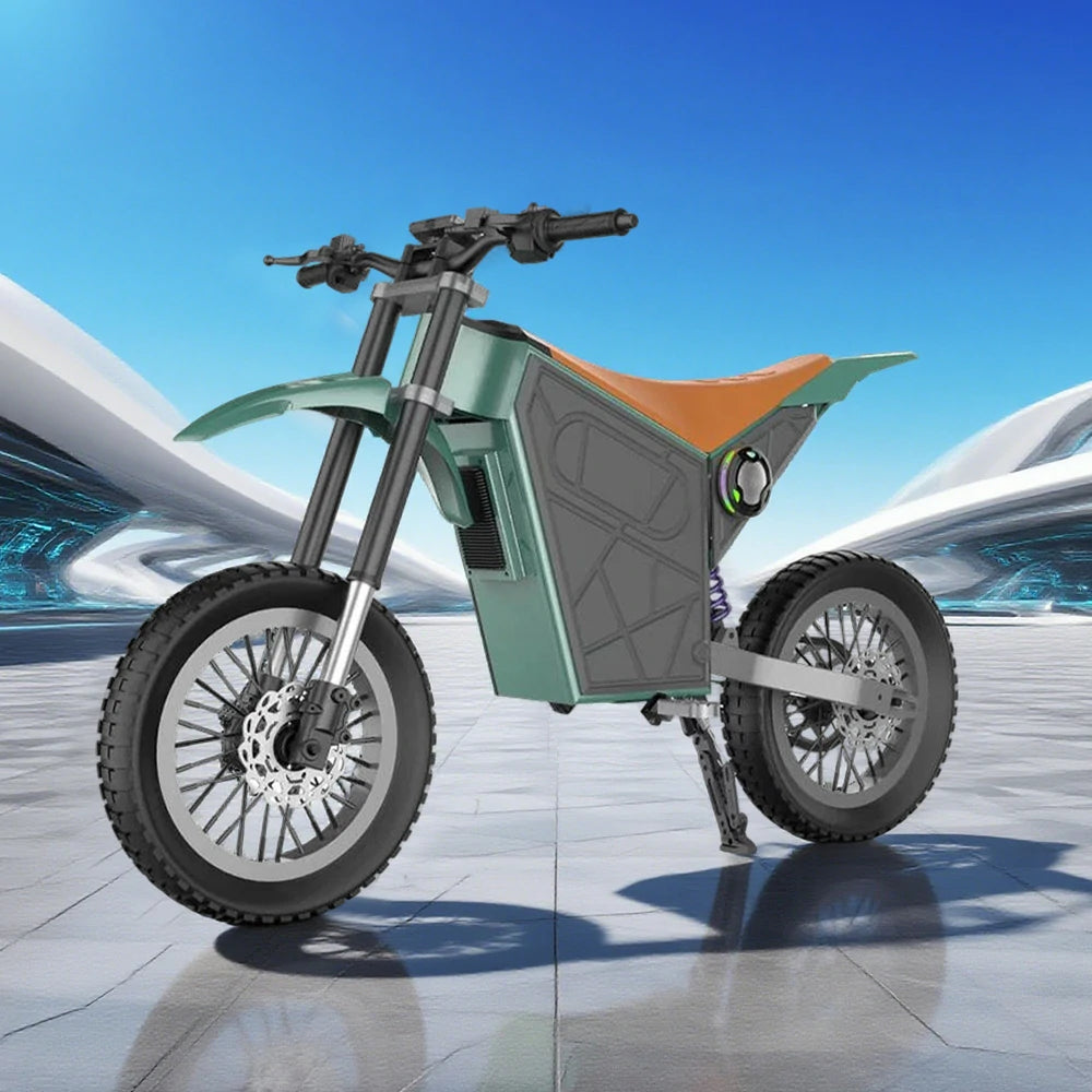 GLIDER Electric Scooter - 1500W Brushless Motor, 52V18 Lithium Battery, 60km/h Adjustable Speed, Dual Disc Brakes, 120kg Load Capacity, Side Safety Lights