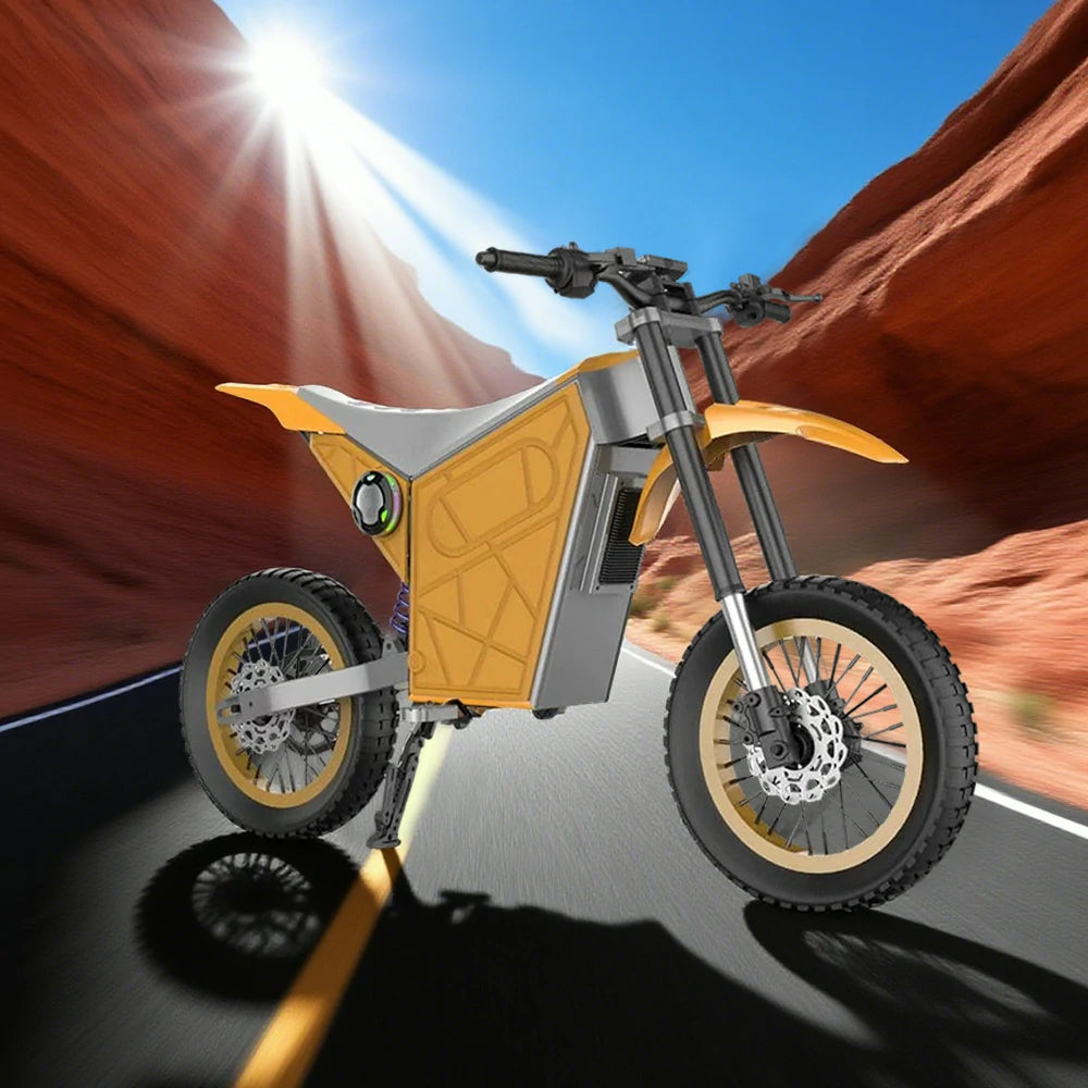 GLIDER Electric Scooter - 1500W Brushless Motor, 52V18 Lithium Battery, 60km/h Adjustable Speed, Dual Disc Brakes, 120kg Load Capacity, Side Safety Lights