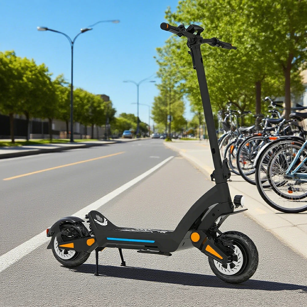 AKEZ DT06 1500W 60V 18.2Ah Double-drive Max Speed 60KM/H Adult Commuter - Black