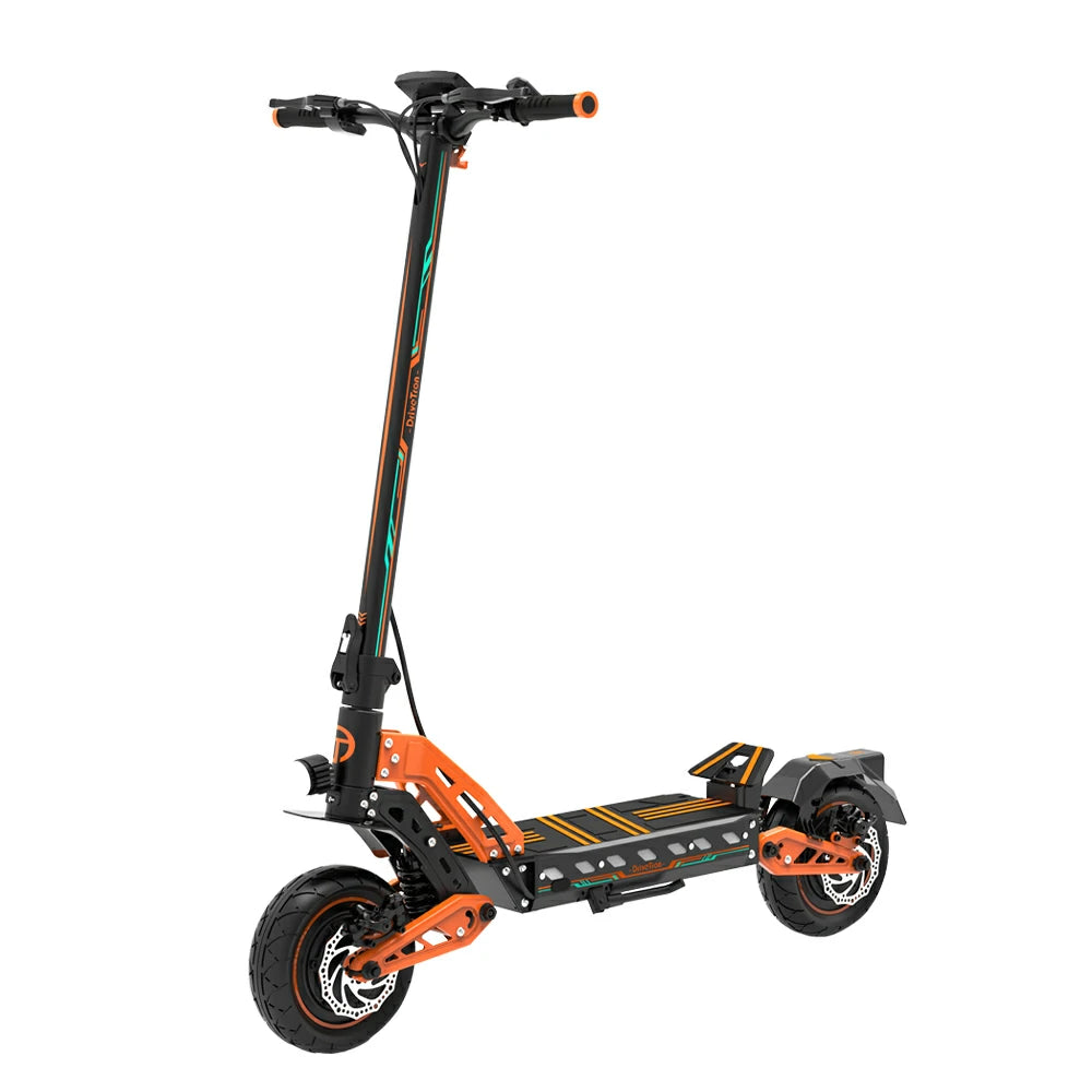 AKEZ DT10 1000Wx2 48V 18.2Ah Single Wheel Drive Max Speed 65KM/H Adult Commuter - Blue/Orange