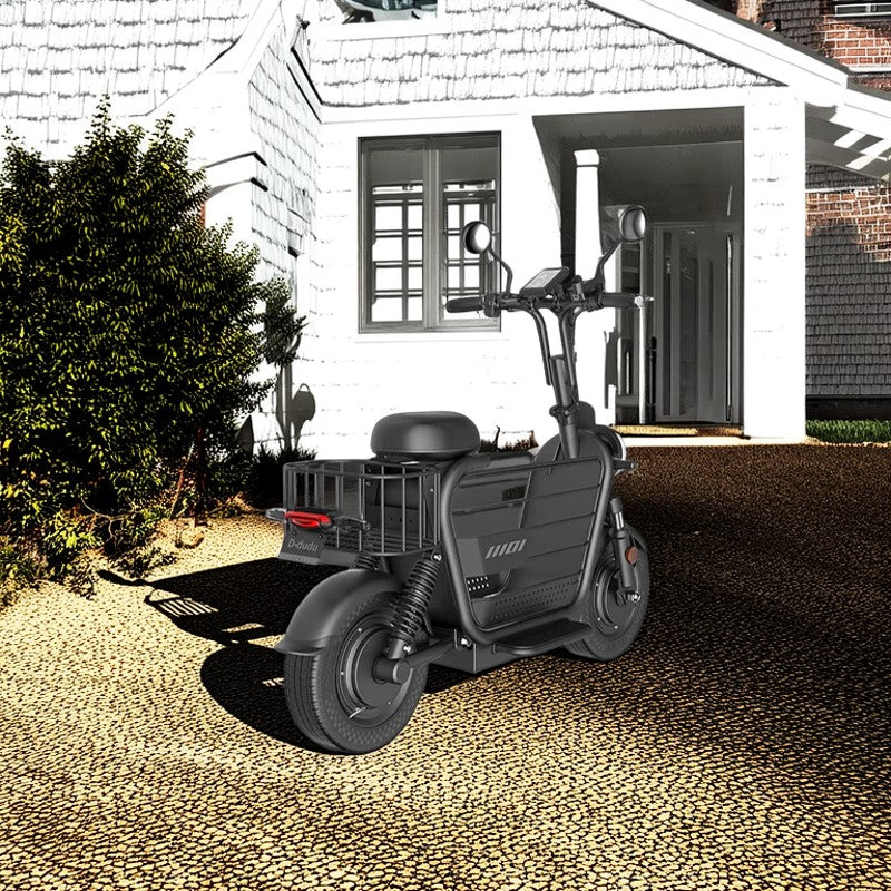 YIDI DDD15A 500W 48V 15Ah/20/25Ah 11-inch Lithium Battery Foldable White&Black High Carbon Steel Electric Scooter Drum Brake