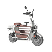 YIDI DDD15A 500W 48V 15Ah/20/25Ah 11-inch Lithium Battery Foldable White&Brown High Carbon Steel Electric Scooter Drum Brake
