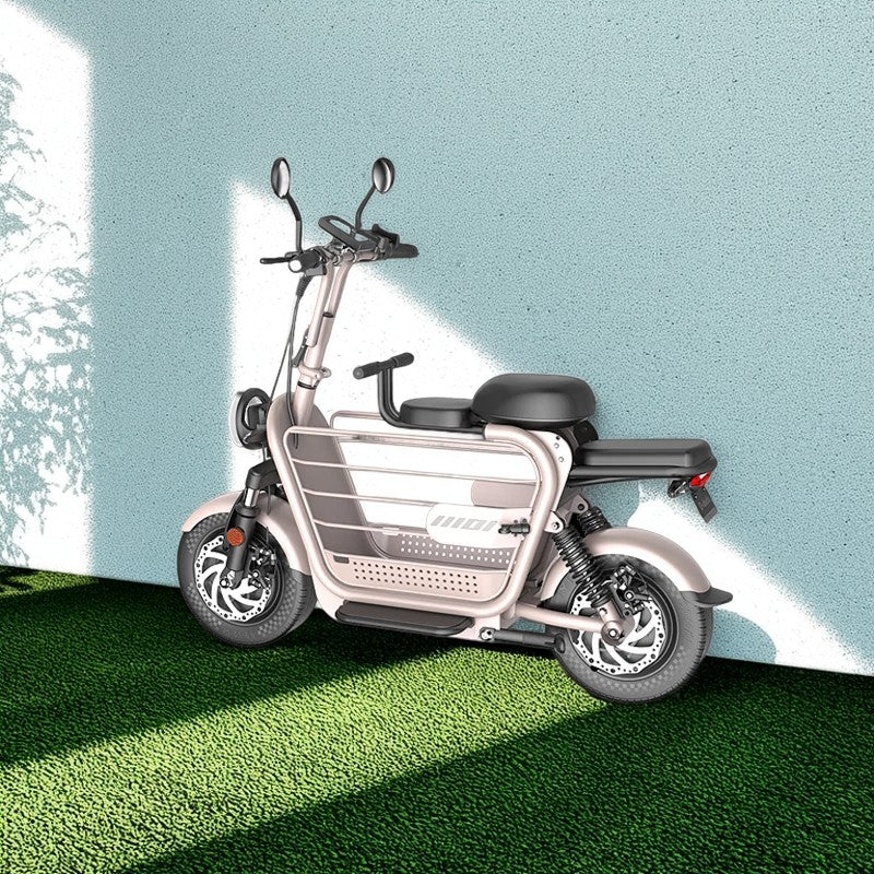 YIDI DDD15A 500W 48V 15Ah/20/25Ah 11-inch Lithium Battery Foldable White&Pink High Carbon Steel Electric Scooter Drum Brake