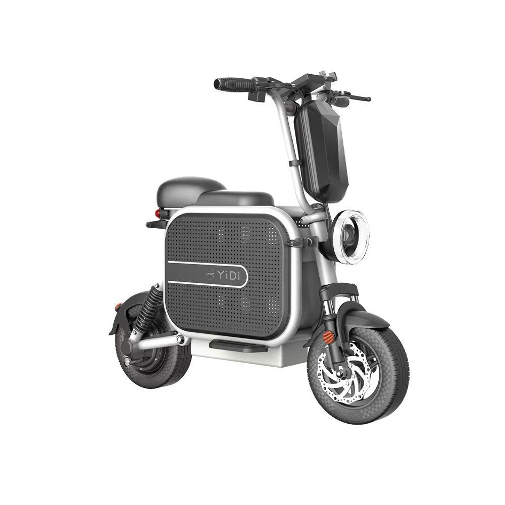 YIDI DDU10 1000W 48V 10Ah/15Ah 11-inch Lithium Battery Dual Drive Foldable Black & Pink/Black & White High Carbon Steel Electric Scooter Drum Brake