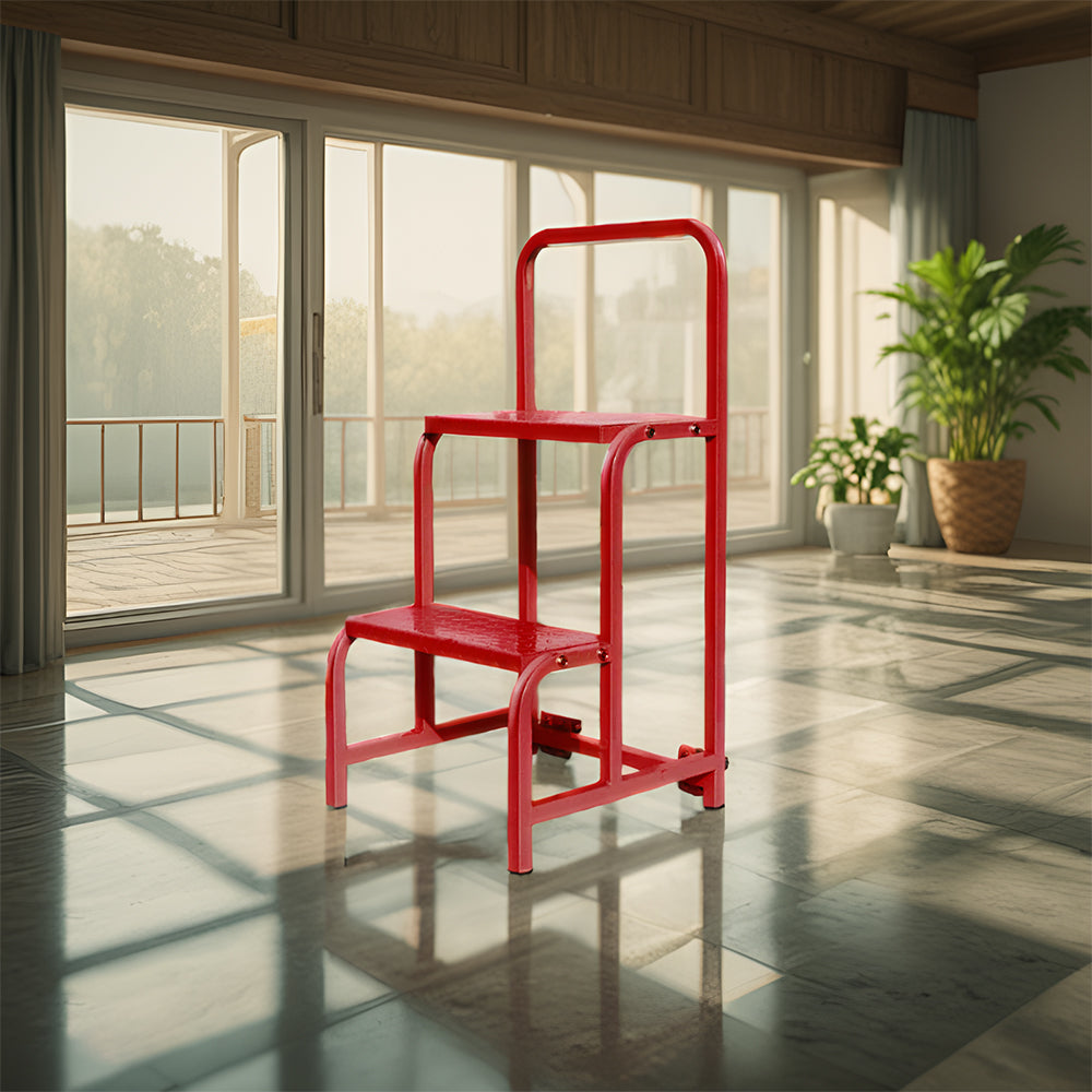 GROVIA 60cm Platform Height 2-step Ladder Warehouse Staircase