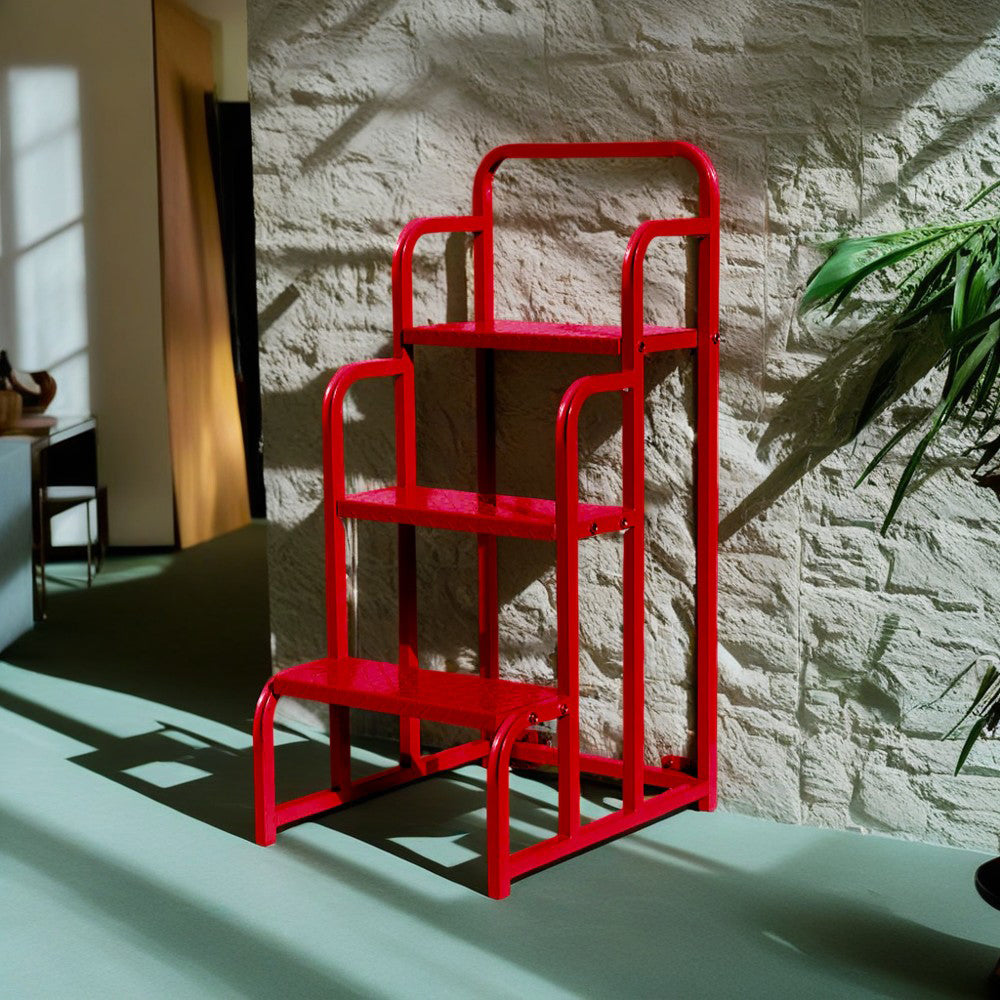 GROVIA 80cm Platform Height 3-step Ladder Warehouse Staircase