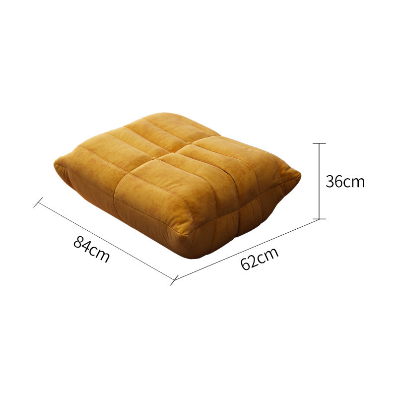 LIVARA B001 84/90/130/160CM Length Yellow Minimalist Style Dual-Layer High-Resilience Foam Compressed Sofa