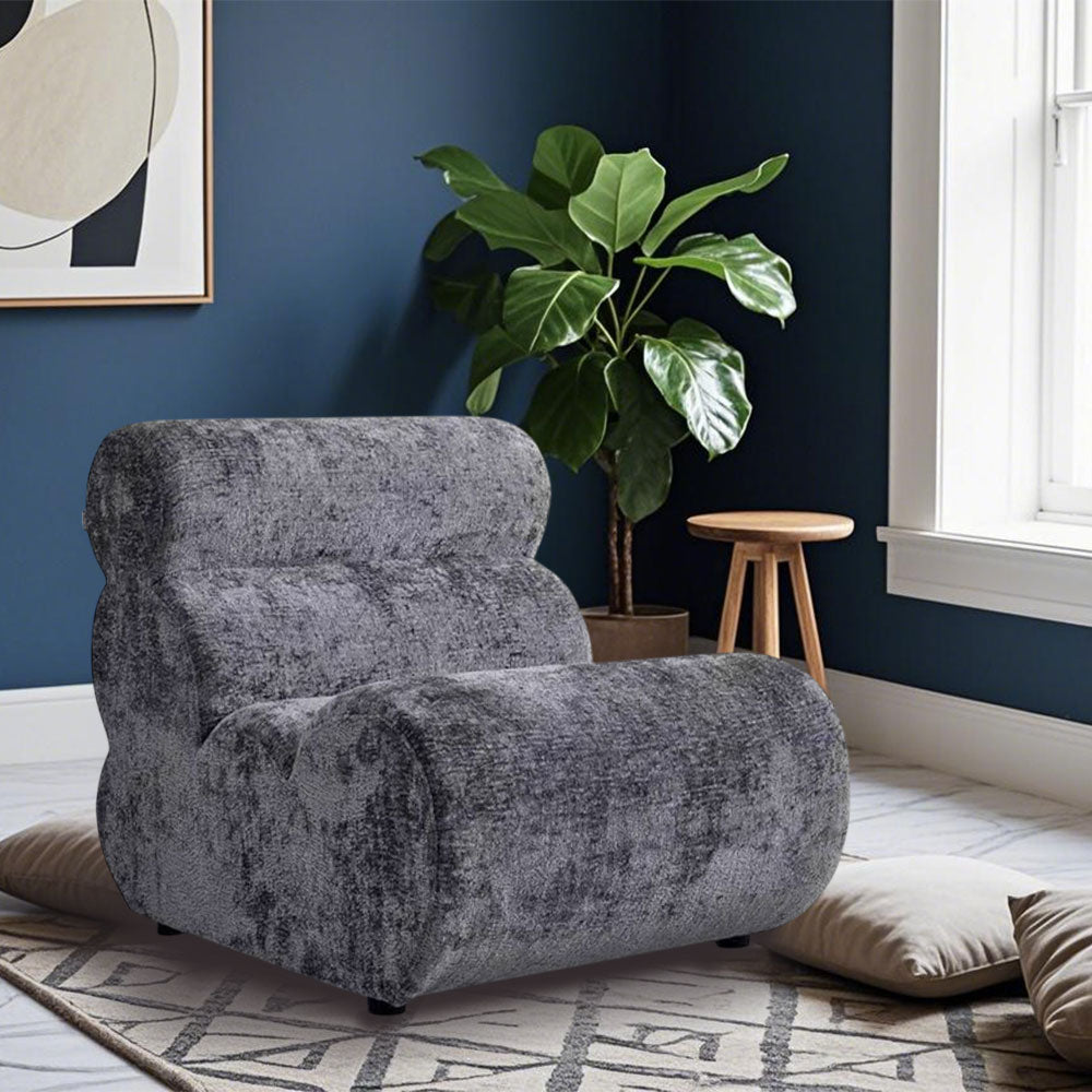 LIVARA B005 90CM Length Blue&Grey&Green&Khaki&Brown Minimalist Style Dual-Layer High-Resilience Foam Compressed Sofa