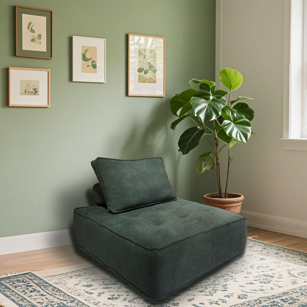 LIVARA B008 85/100CM Length White&Pinke&Green&Blue Minimalist Style Dual-Layer High-Resilience Foam Compressed Sofa