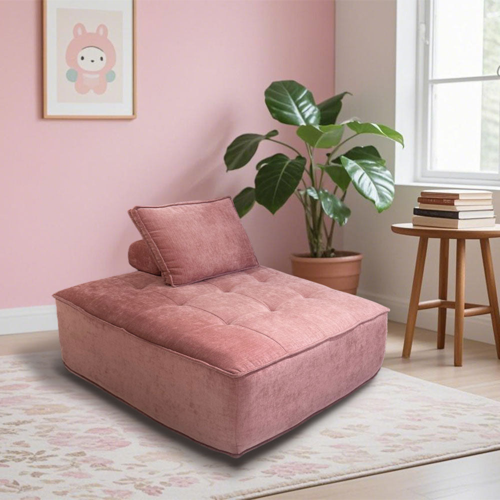 LIVARA B008 85/100CM Length White&Pinke&Green&Blue Minimalist Style Dual-Layer High-Resilience Foam Compressed Sofa