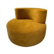 LIVARA B009 80/100CM Length Yellow Minimalist Style Dual-Layer High-Resilience Foam Compressed Sofa