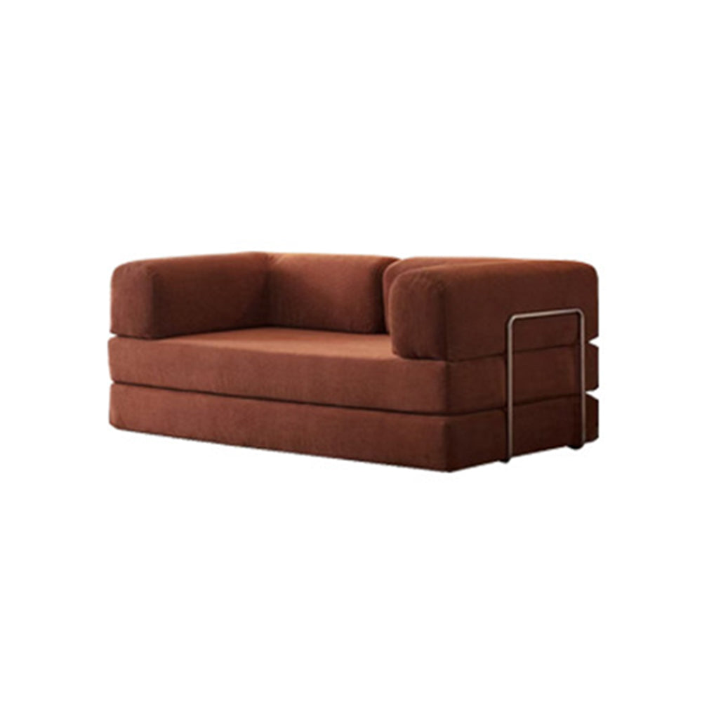 LIVARA B101 180/200/300cm Length Compressed Sofa Bed Corduroy Fabric Stainless Steel Frame
