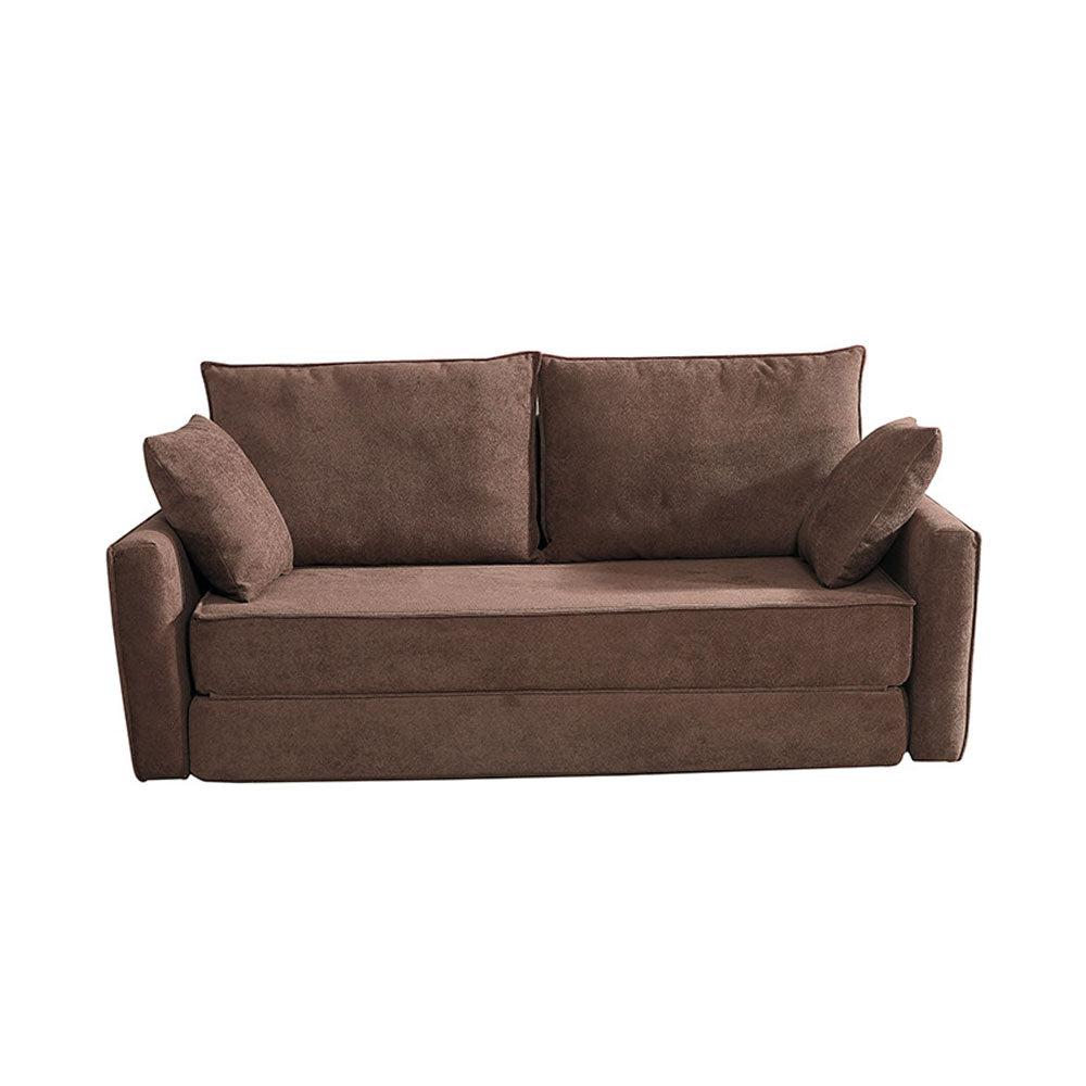 LIVARA B103 200CM Length Grey&Coffee Dual-Layer High-Resilience Foam Compressed Sofa