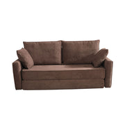 LIVARA B103 200CM Length Grey&Coffee Dual-Layer High-Resilience Foam Compressed Sofa