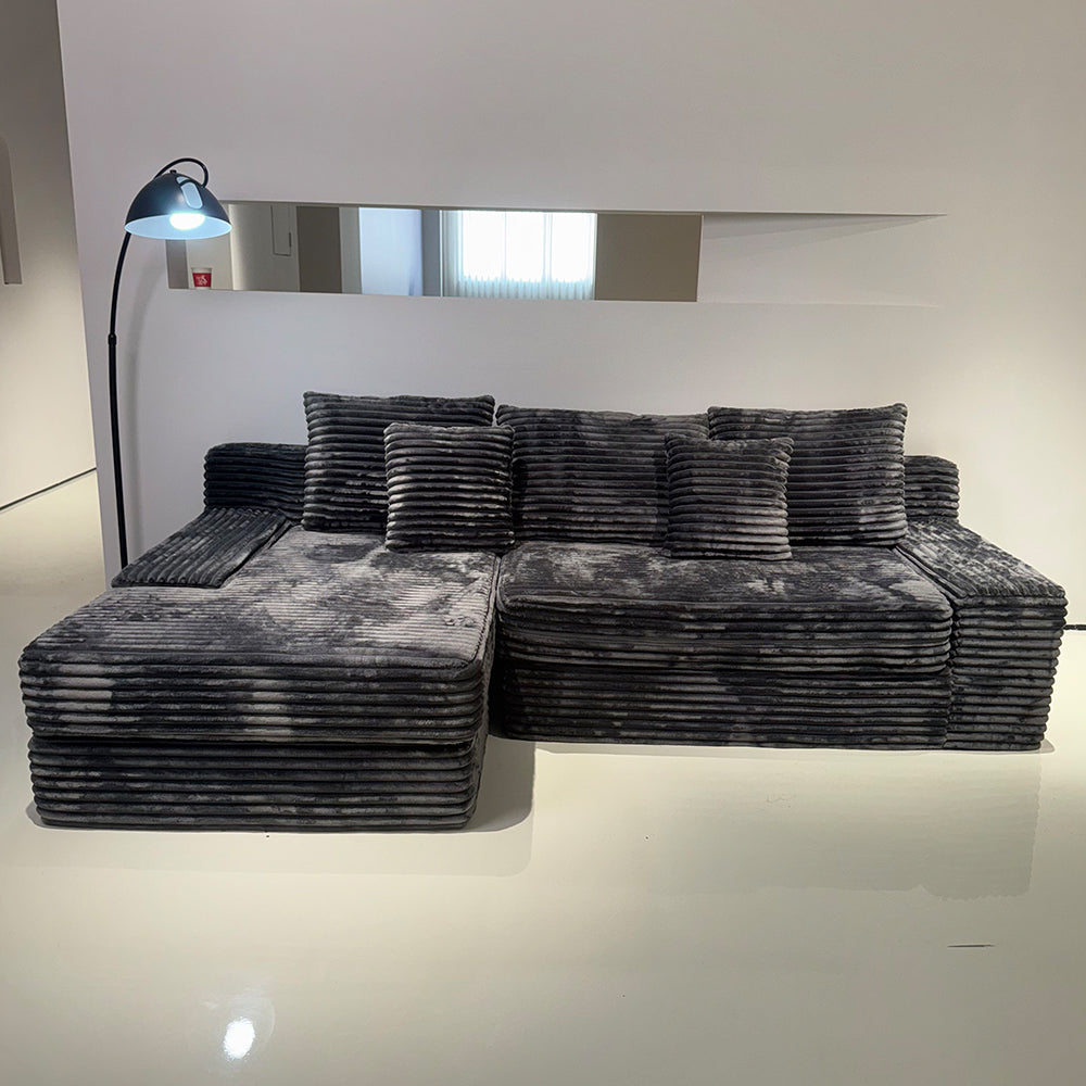 LIVARA B201 200cm Length Compressed Sofa Bed Plush Comfort Frameless Construction Design