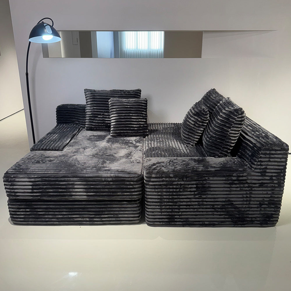 LIVARA B201 200cm Length Compressed Sofa Bed Plush Comfort Frameless Construction Design