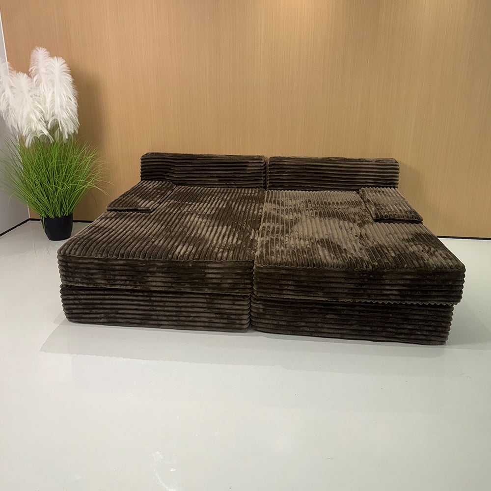 LIVARA B201 200cm Length Compressed Sofa Bed Plush Comfort Frameless Construction Design