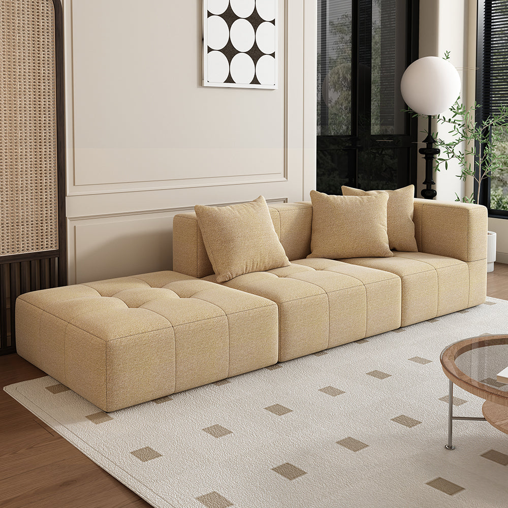 LIVARA B305 3-seater 272cm Length Compressed Sofa with Footrest Frameless Construction Design