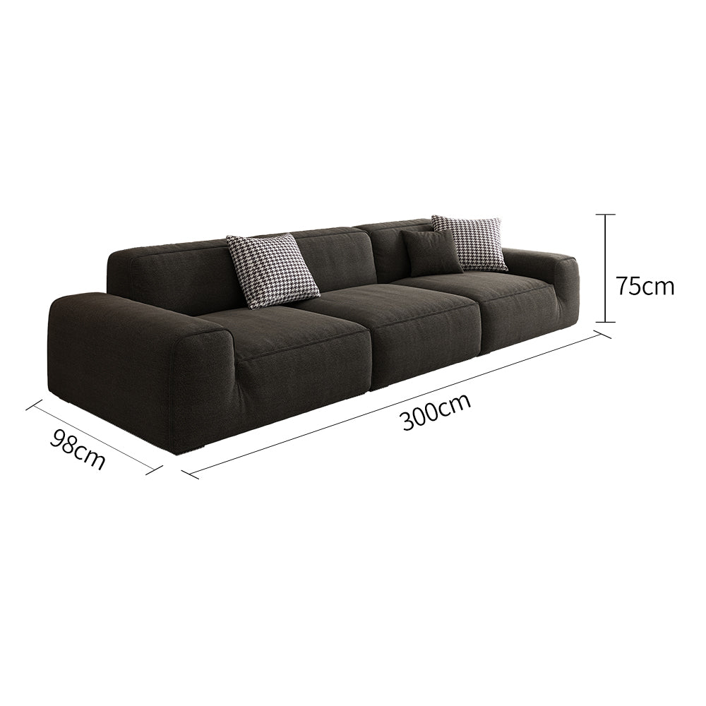 LIVARA B311 300cm Length Compressed Sofa Seamless Frameless Construction