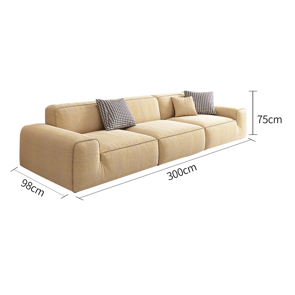 LIVARA B311 300cm Length Compressed Sofa Seamless Frameless Construction