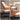 LIVARA DC1022 Faux Leather Fabric Dining Chair Solid Wood Frame