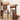 LIVARA DC1076 Faux Leather Fabric Dining Chair Solid Wood Frame