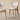 LIVARA DC1084 Lamb Fleece Fabric Dining Chair Solid Wood Frame