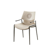 LIVARA DC1115 Faux Leather Fabric Dining Chair Stainless Steel Legs