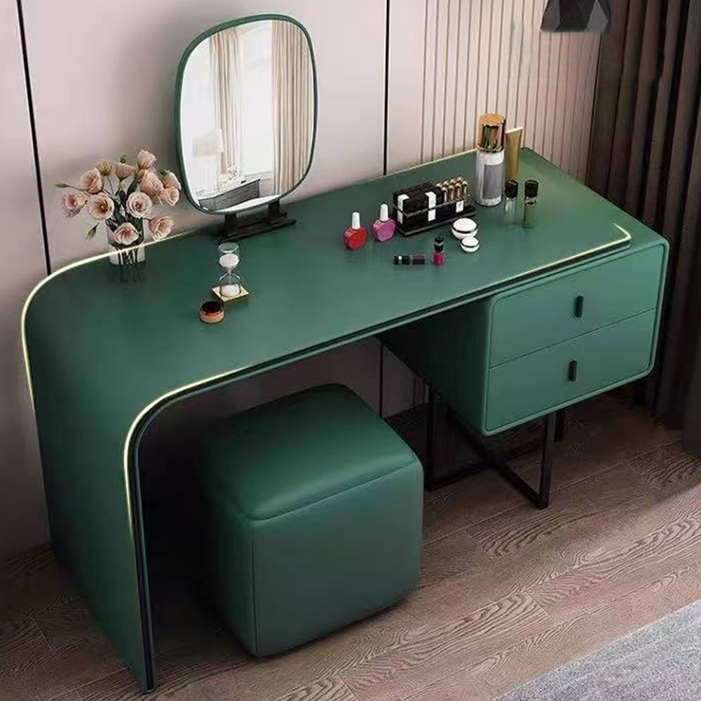 LIVARA DR1008 100-120cm Carbon Steel Dressing Table With Mirror - Green