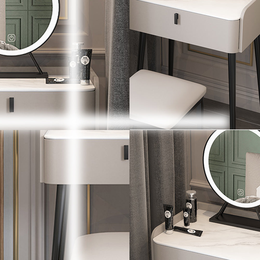 LIVARA DR1020 60cm Rock Countertop Solid Wood Cabinet Dressing Table