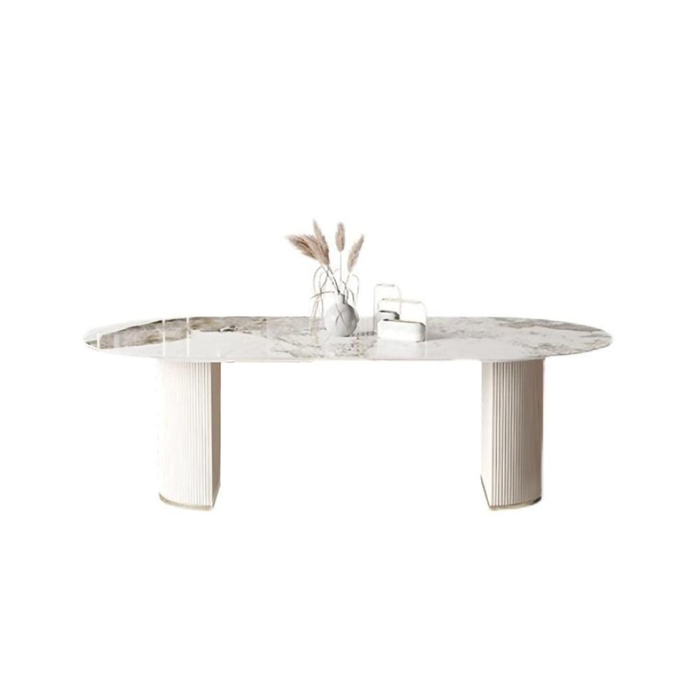 LUXORA DT1003 Minimalist Style 140-160-180cm Sintered Stone Dining Table