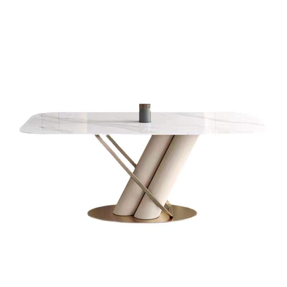 LUXORA DT1008 Light Luxury Style 140-160-180cm Sintered Stone Dining Table