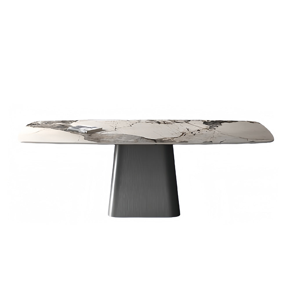 LIVARA DT1014 Minimalist Style 140-160-180cm Sintered Stone Dining Table