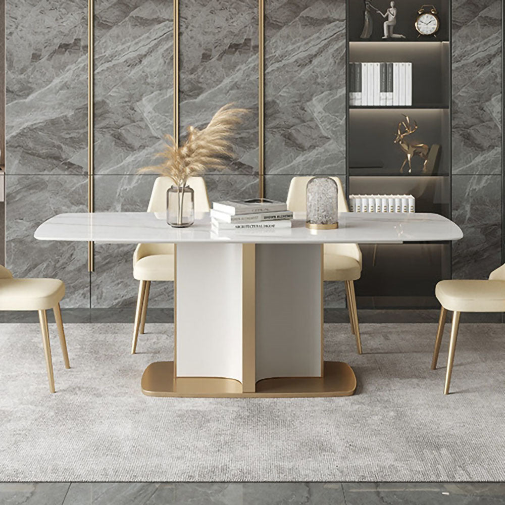 LUXORA DT1016 Light Luxury Style 140-160-180cm Sintered Stone Dining Table