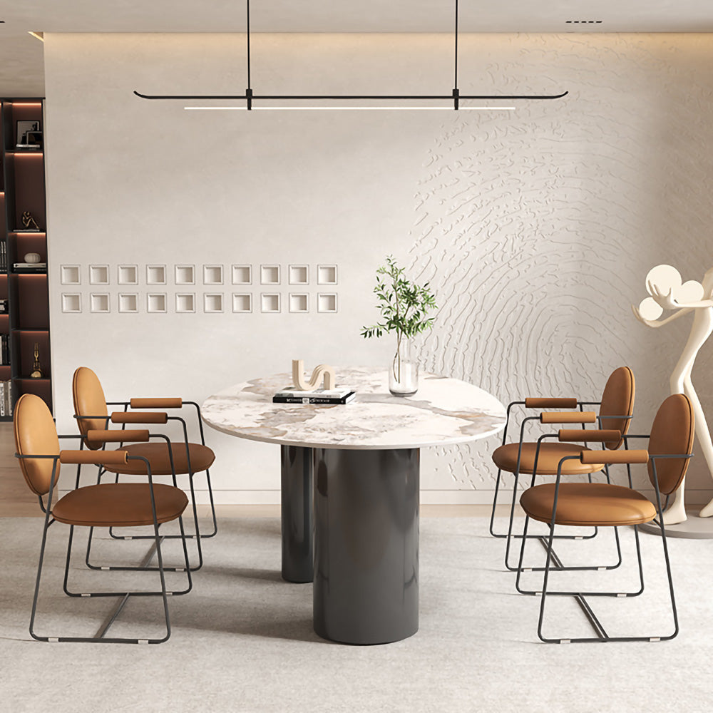 LUXORA DT1021 Minimalist Style 160-180cm Sintered Stone Dining Table